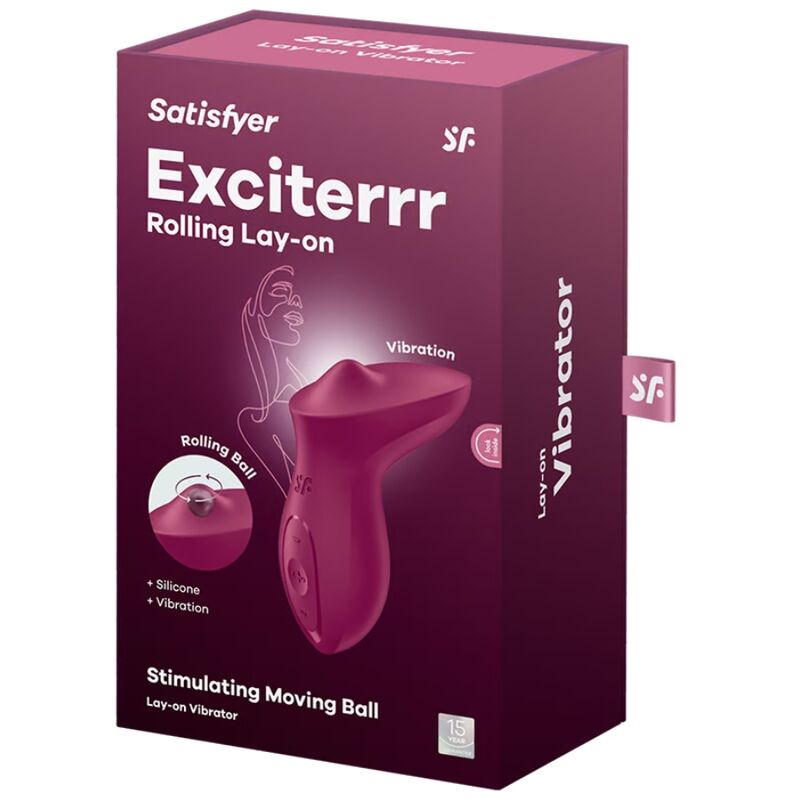 Vibratore Clitoride Satisfyer Exciterrr Rosso
