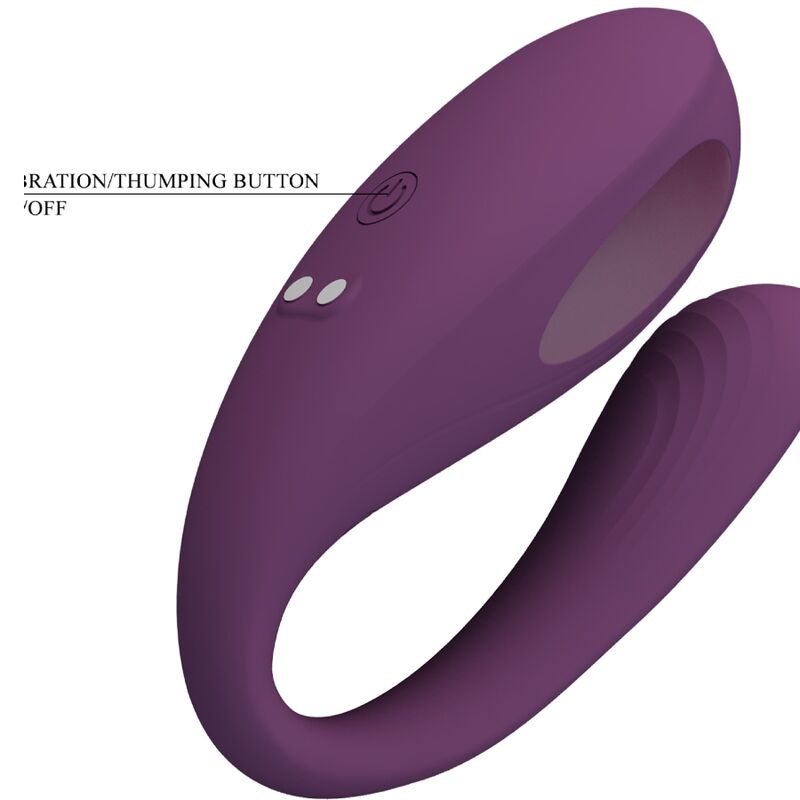 Vibratore telecomandato Pretty Love Aari con App Viola