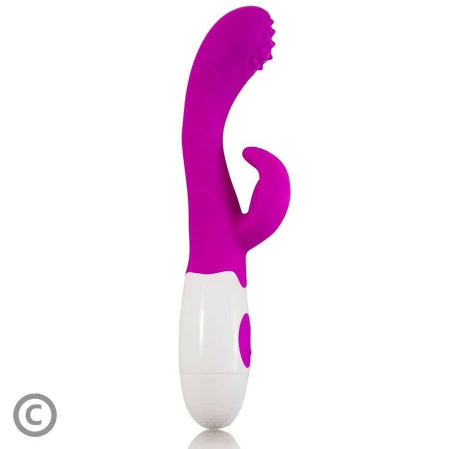 Vibratore Rabbit Pretty Love Flirtation Arthur Viola e Bianco