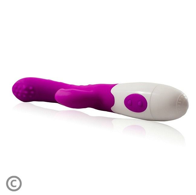 Vibratore Rabbit Pretty Love Flirtation Arthur Viola e Bianco