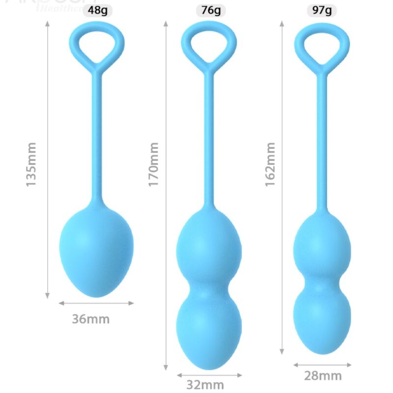 Armony - anabiosis manubrio vaginale 3 livelli blu
