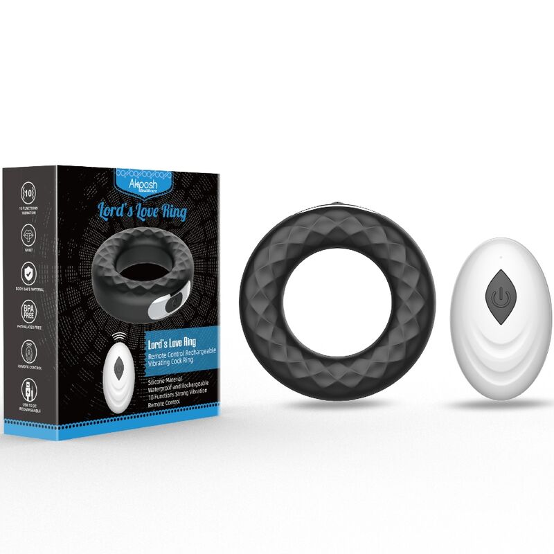 Armony - lord's love telecomando vibratore anello nero