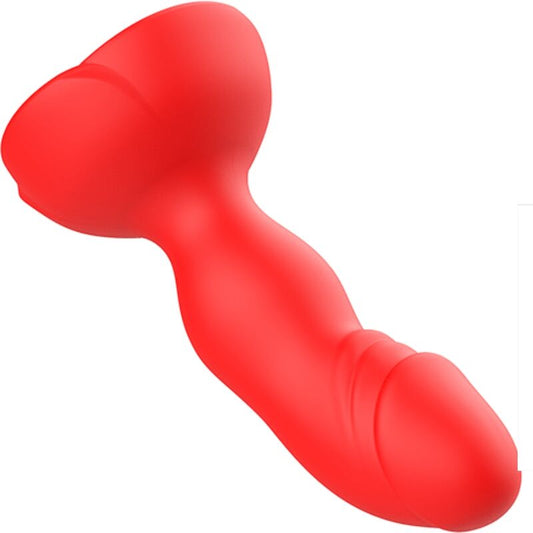 Armony - extreme a bloom vibratore rose e telecomando plug anale rosso