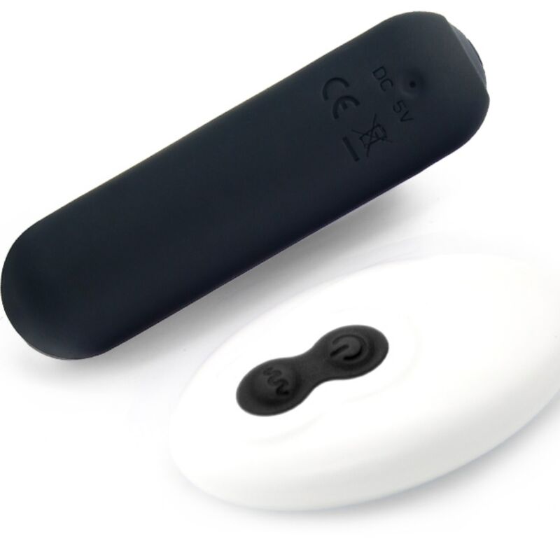 Armony - splash joie vibratore bullet in silicone telecomando 10 vibrazioni 75 x 19 cm nero