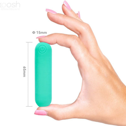 Armony - splash joline vibratore bullet in silicone telecomando 10 vibrazioni 65 x 15 cm verde