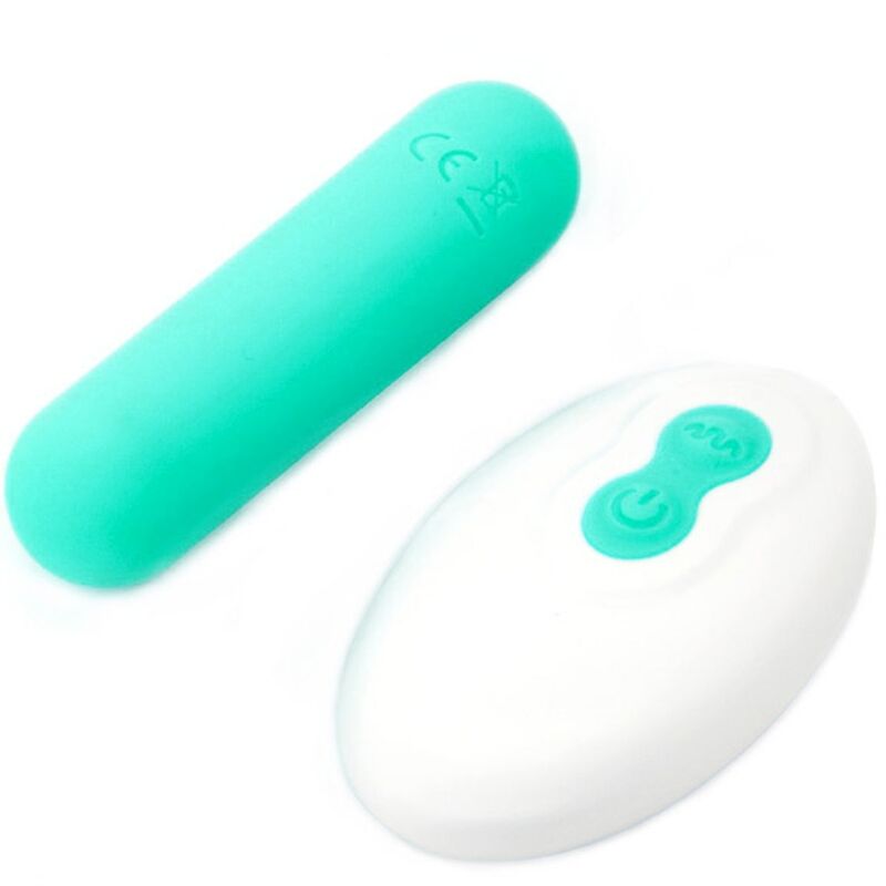 Armony - splash joline vibratore bullet in silicone telecomando 10 vibrazioni 65 x 15 cm verde