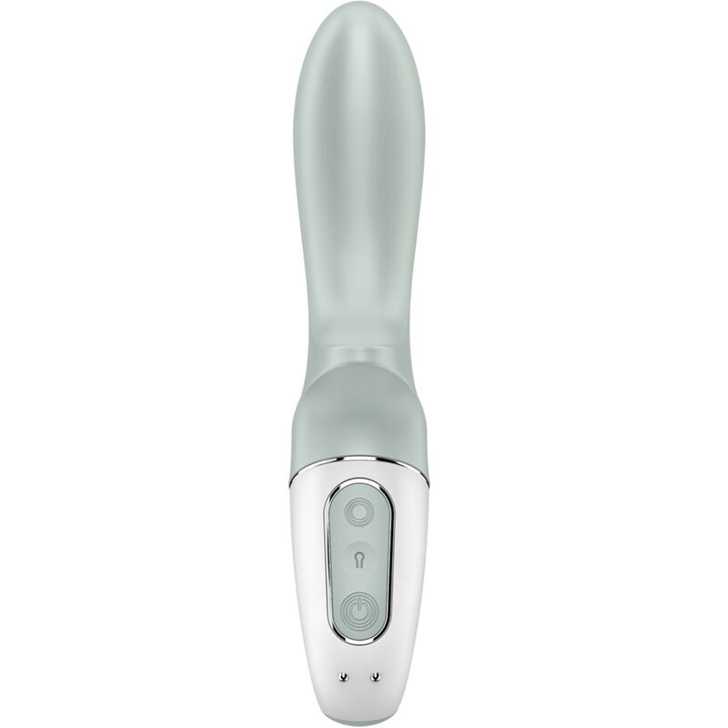 Satisfyer - air pump booty 3 vibromasseur anal gonflable gris vert