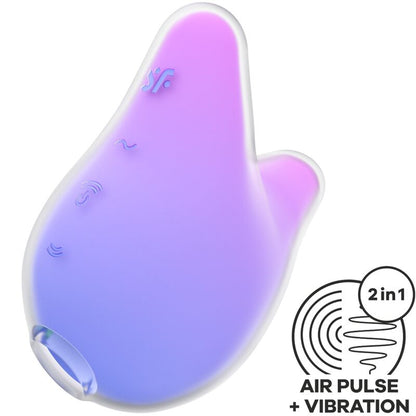 Satisfyer - mermaid vibes stimolatore e vibratore viola e rosa