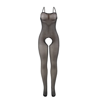 Subblime - 951726 bodystocking a rete elastica nera senza cavallo taglia unica