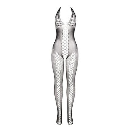 Subblime - 951832 bodystocking con schiena aperta e dettagli incrociati nero taglia unica