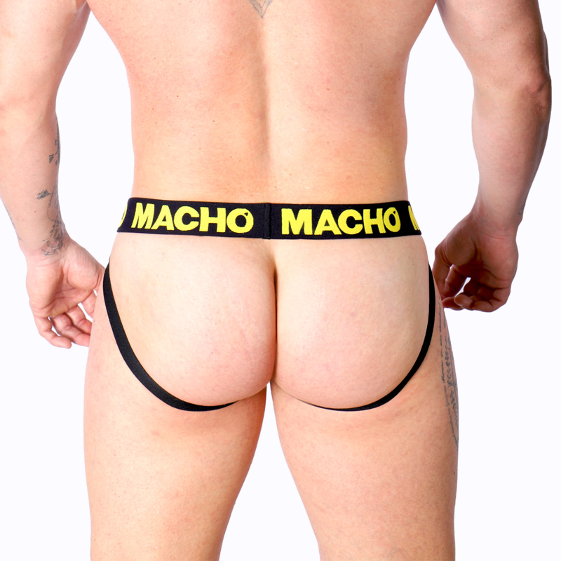 Macho - mx25a jock lycra giallo l