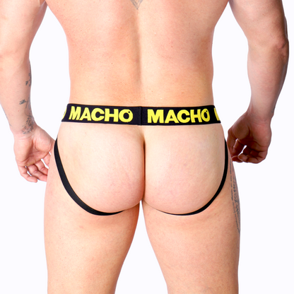 Macho - mx25a jock lycra giallo l
