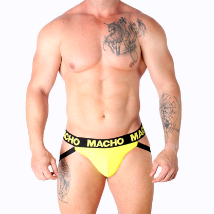 Macho - mx25a jock lycra giallo l