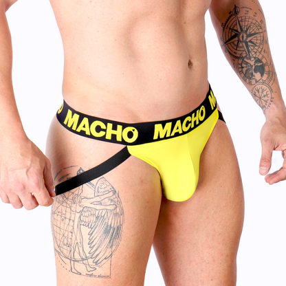 Macho - mx25a jock lycra giallo l