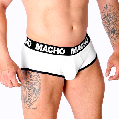 Macho - ms30bl slip bianco l