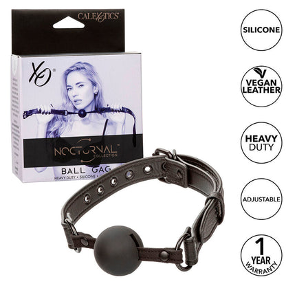 Calexotics - nocturnal ball gag silicone nero