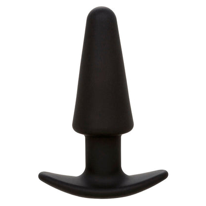 Calexotics - rock bottom tappo anale conico 10 vibrazioni silicone nero