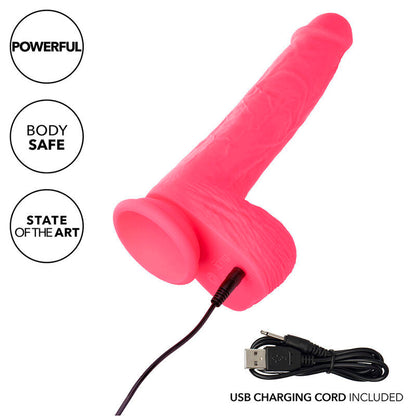 Calexotics - Studs vibromasseur réaliste 10 vitesses rose