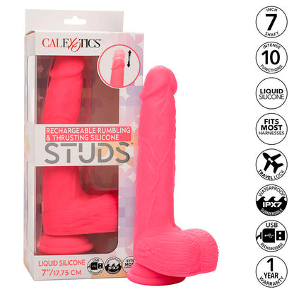 Calexotics - Studs vibromasseur réaliste 10 vitesses rose