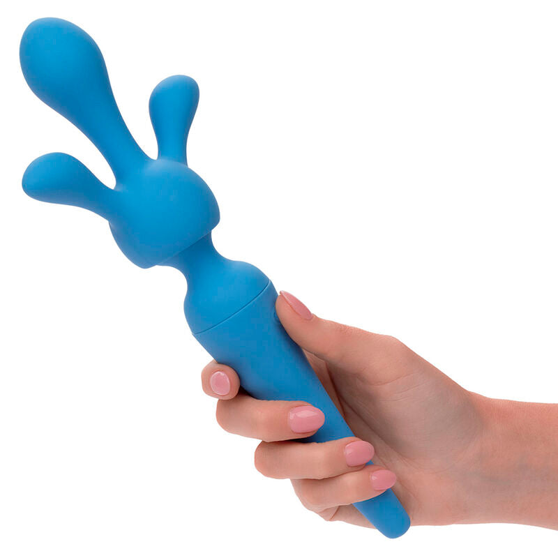 Calexotics - couture kit vibratore wand 10 vibrazioni blu