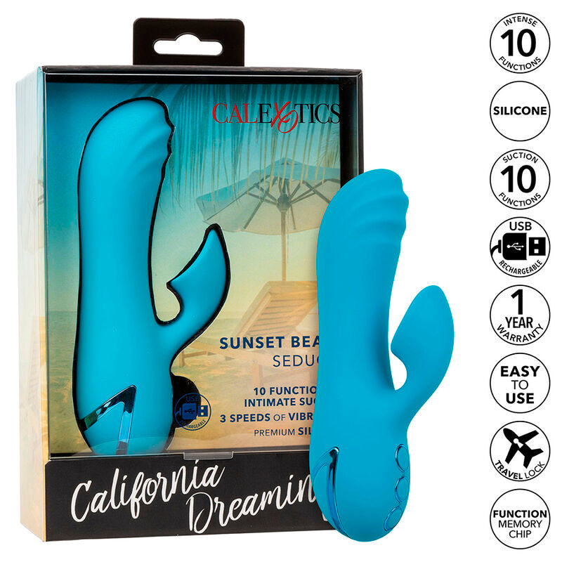 Succhia Clitoride + Stimolazione Punto G CalExotics Sunset Beach Seducer Celeste