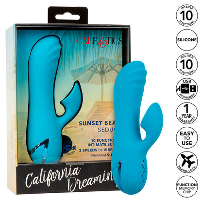 Succhia Clitoride + Stimolazione Punto G CalExotics Sunset Beach Seducer Celeste