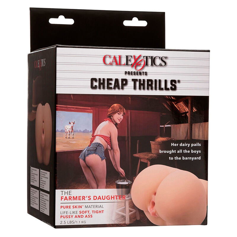 Calexotics - le double masturbateur réaliste chair de la fille de la ferme