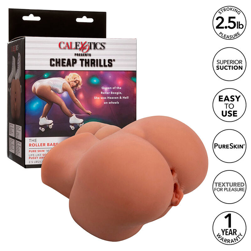Calexotics - the roller babe doppio masturbatore realistico flesh