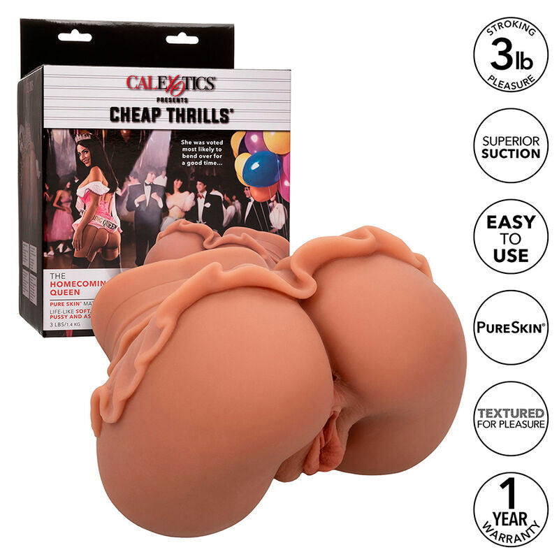 Calexotics - la reine du double masturbateur réaliste caramel