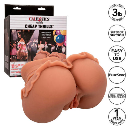 Calexotics - la reine du double masturbateur réaliste caramel