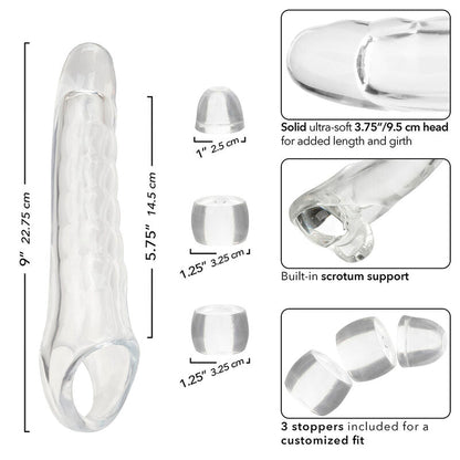 Calexotics - maxx estensore per pene regolabile trasparente