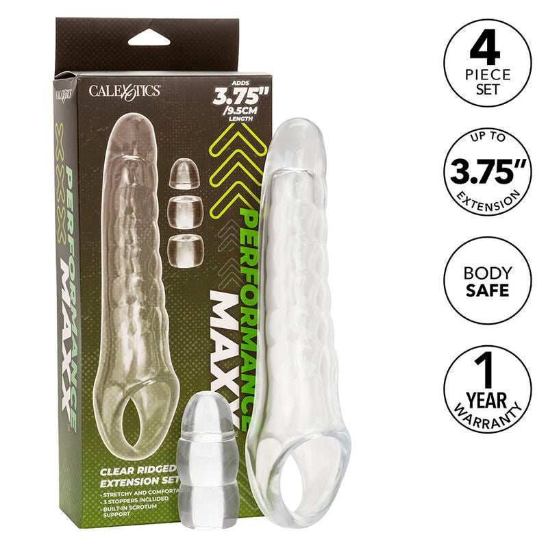 Calexotics - maxx estensore per pene regolabile trasparente