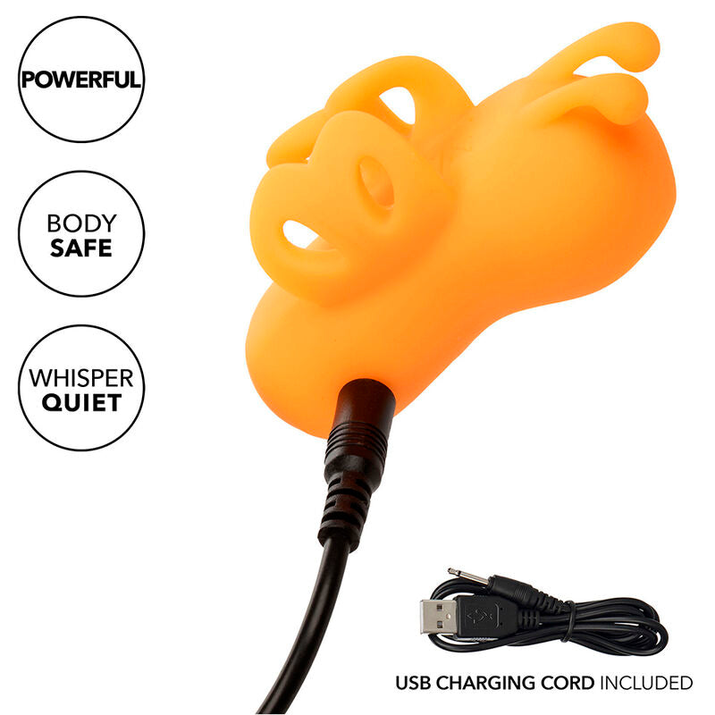 Vibratore Clitoride CalExotics Neon Vibes The Buzzing Vibes Arancione