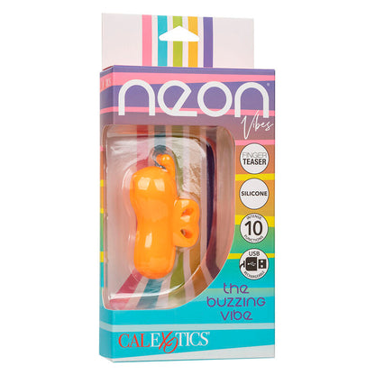 Vibratore Clitoride CalExotics Neon Vibes The Buzzing Vibes Arancione