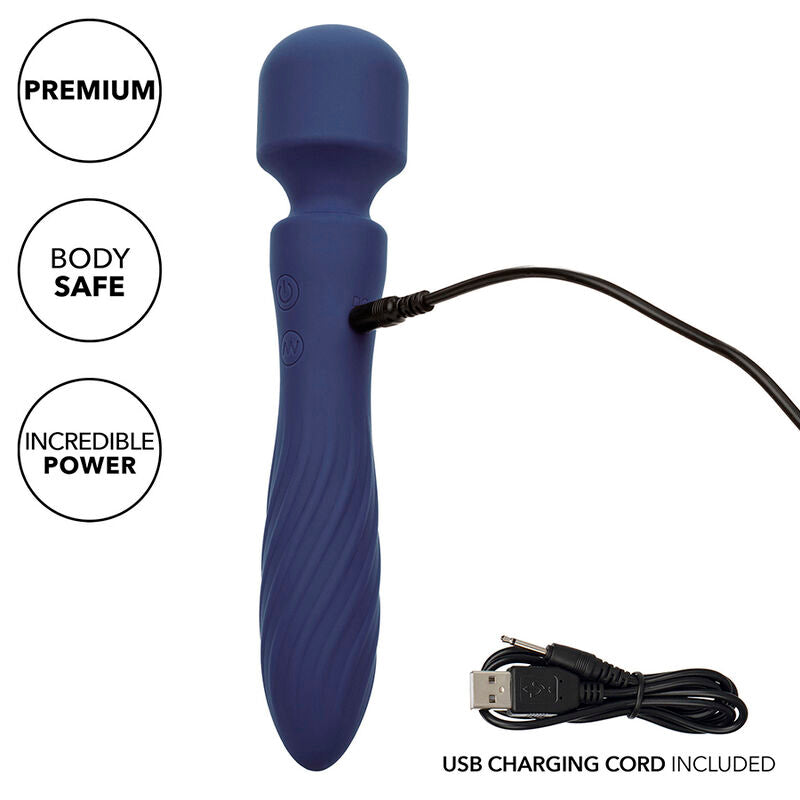 Calexotics - charisma mystique massaggiatore doppio motore 12 funzioni 20,5 cm x 4,5 cm viola