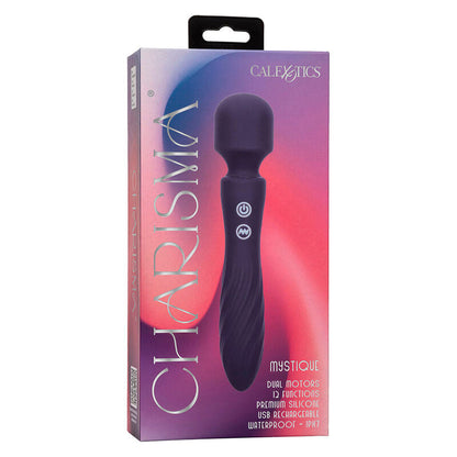 Calexotics - charisma mystique massaggiatore doppio motore 12 funzioni 20,5 cm x 4,5 cm viola