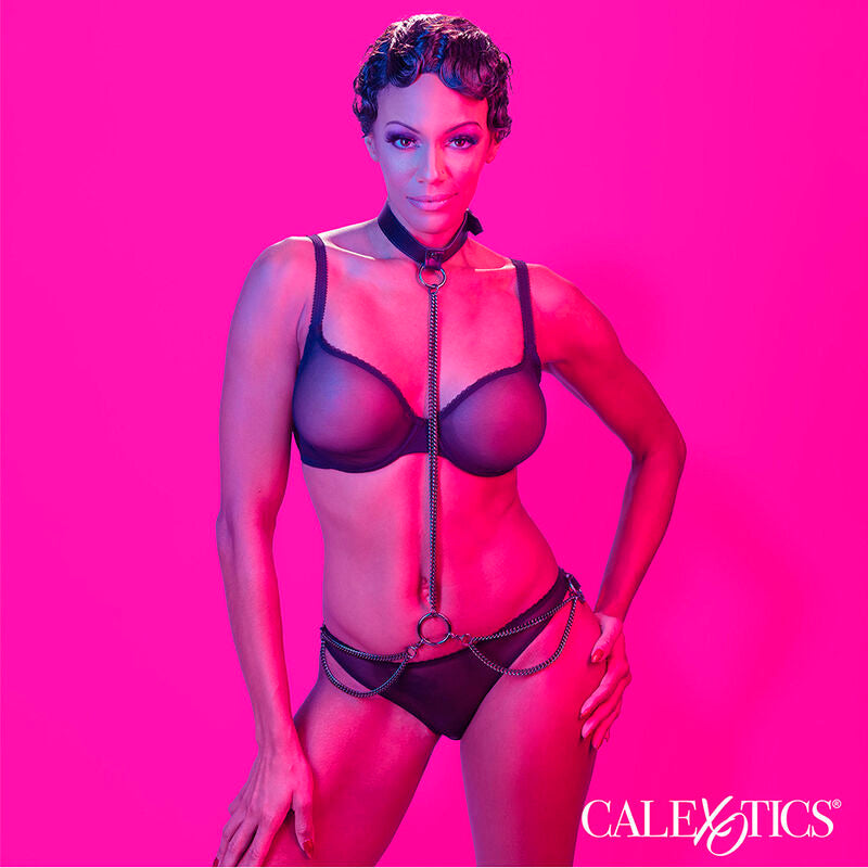 Calexotics - euphoria collare a catena e guinzaglio