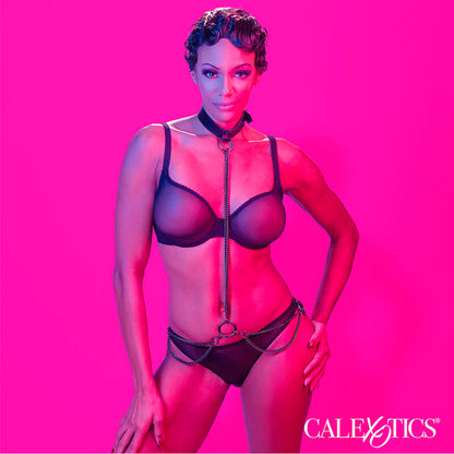 Calexotics - euphoria collare a catena e guinzaglio