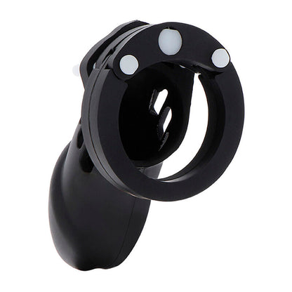 HIDDEN DESIRE - CAGE DE CHASTETÉ EXTRÊME EN SILICONE TAILLE L NOIR