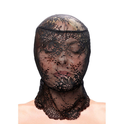 Ns novelties - fetish & fashion cappuccio in pizzo nero