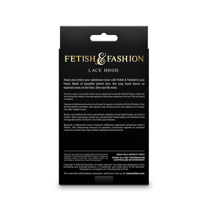 NS NOVELTIES - FETISH & FASHION CAPPUCCIO IN PIZZO BIANCO