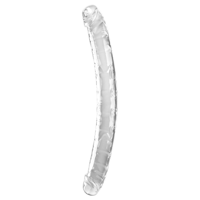 King cock - double trouble double problème 46 cm transparent