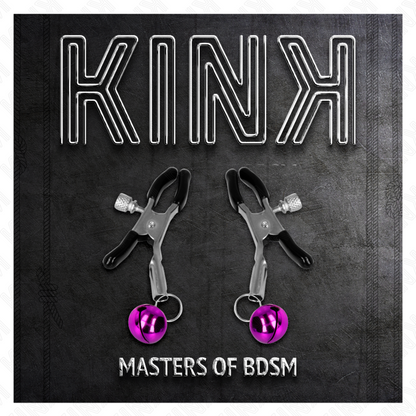 Kink - pinza per capezza singola viola 6 cm