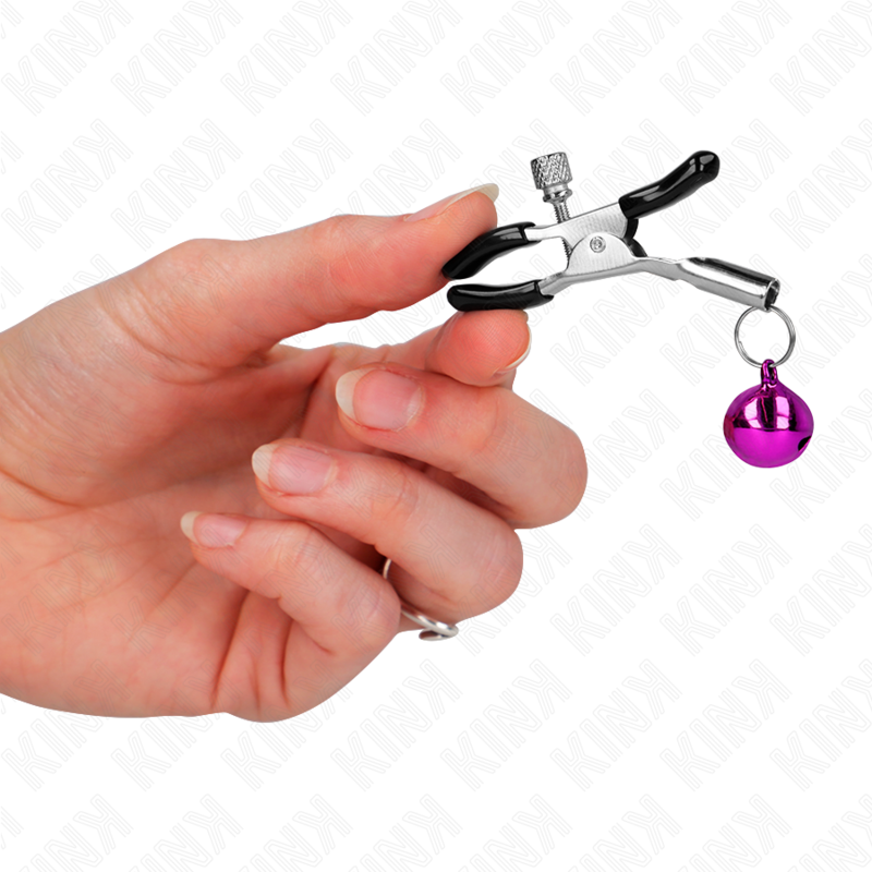 Kink - pinza per capezza singola viola 6 cm