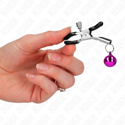 Kink - pinza per capezza singola viola 6 cm
