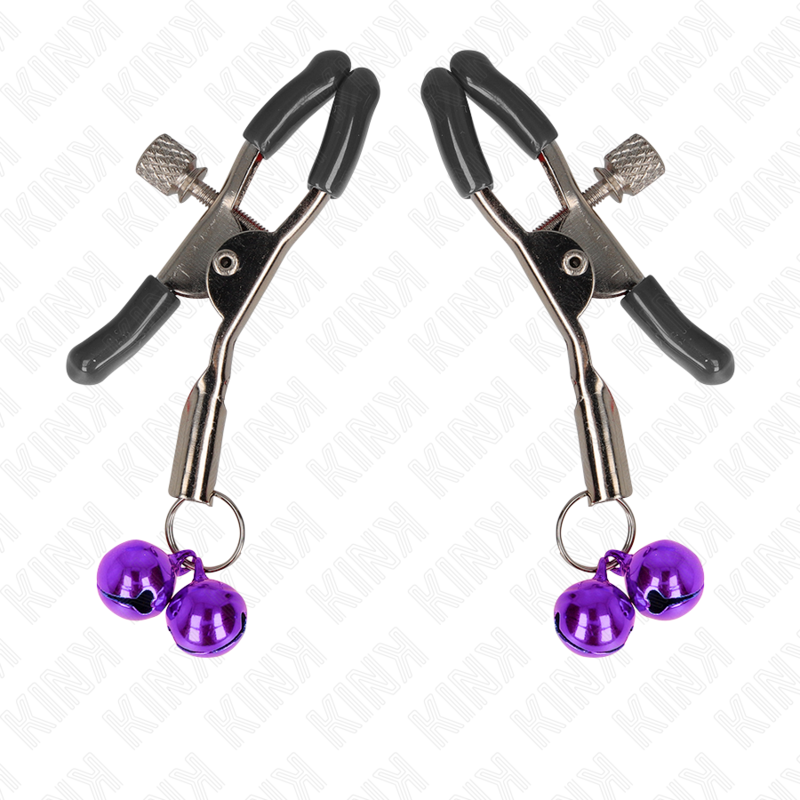Kink - pinza per capezza doppia viola 6 cm