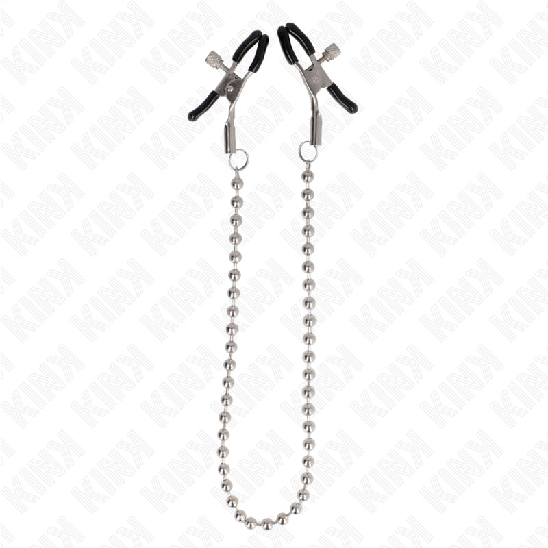 Kink - morsetti per capezzoli a catena di perline 30 cm