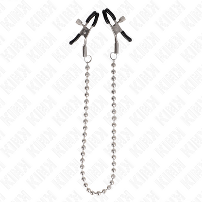 Kink - morsetti per capezzoli a catena di perline 30 cm