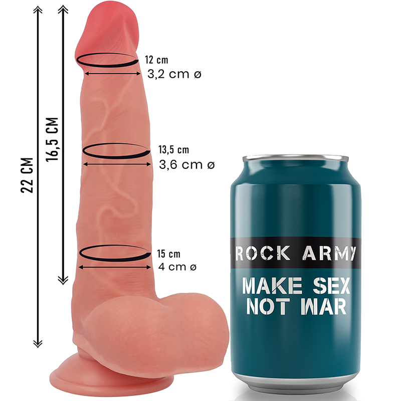Rockarmy - silicone liquido ranger 22 cm -o- 3.6 cm