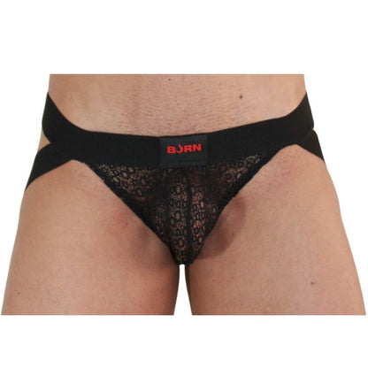 Burn - 005 jock lingerie nero s